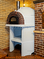 Дровяная помпейская печь МАРГАРИТА-1 под ключ недорого от производителя для пиццерии, ресторана, кафе